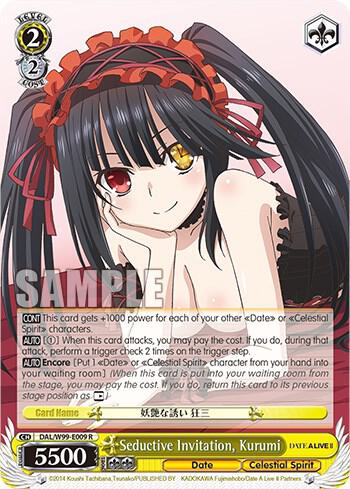Seductive Invitation, Kurumi - [Date A Live Vol.2] | Gear Gaming Fayetteville