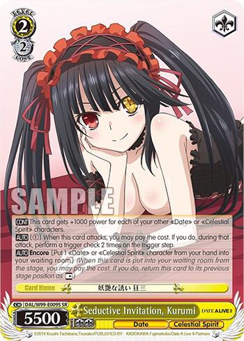 Seductive Invitation, Kurumi (SR) - [Date A Live Vol.2] | Gear Gaming Fayetteville