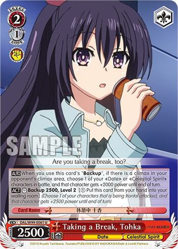 Taking a Break, Tohka - [Date A Live Vol.2] | Gear Gaming Fayetteville