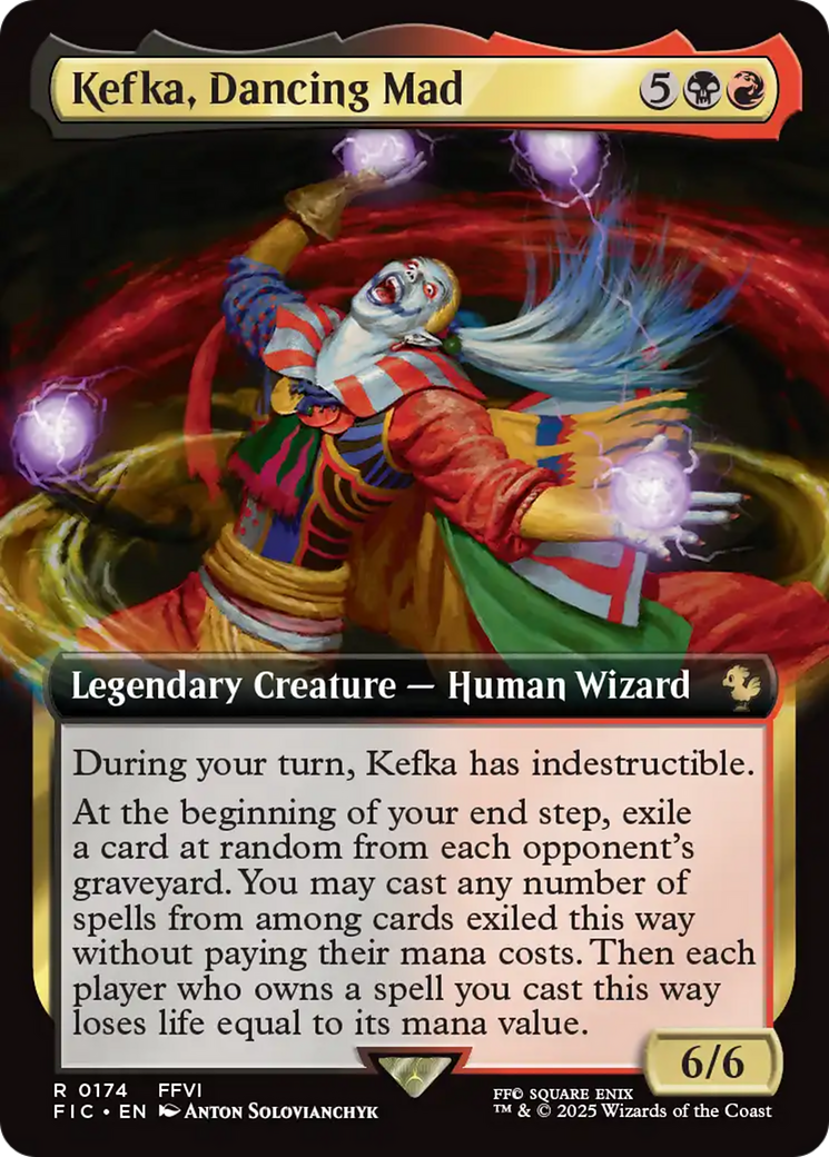 Kefka, Dancing Mad (Extended Art) [FINAL FANTASY Commander] | Gear Gaming Fayetteville
