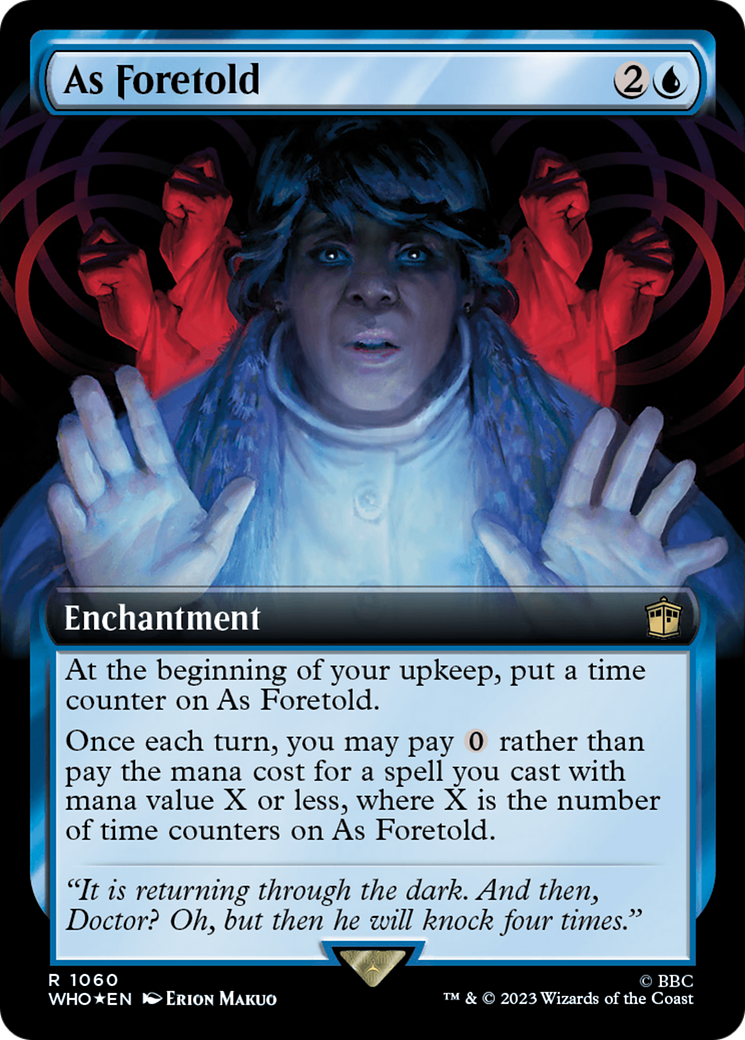 As Foretold (Extended Art) (Surge Foil) [Doctor Who] | Gear Gaming Fayetteville