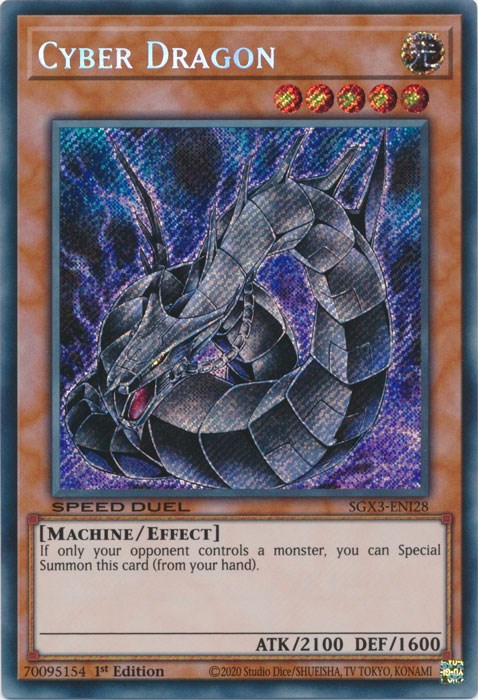 Cyber Dragon [SGX3-ENI28] Secret Rare | Gear Gaming Fayetteville