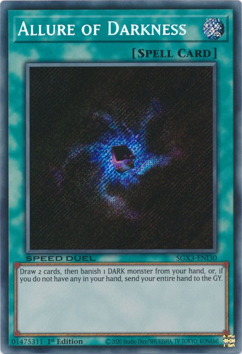 Allure of Darkness [SGX3-ENI30] Secret Rare | Gear Gaming Fayetteville