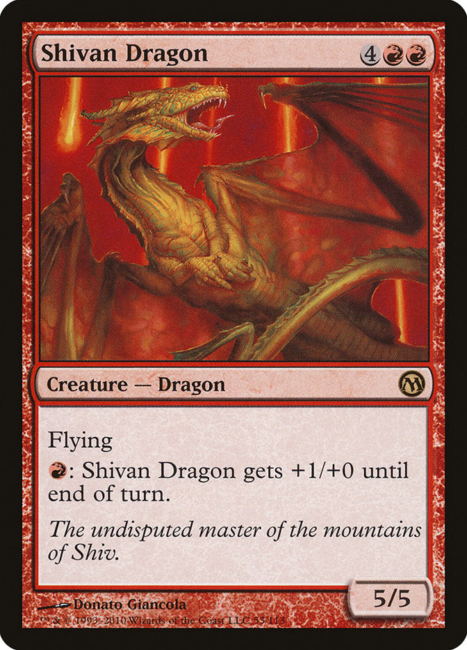 Shivan Dragon [Duels of the Planeswalkers] | Gear Gaming Fayetteville