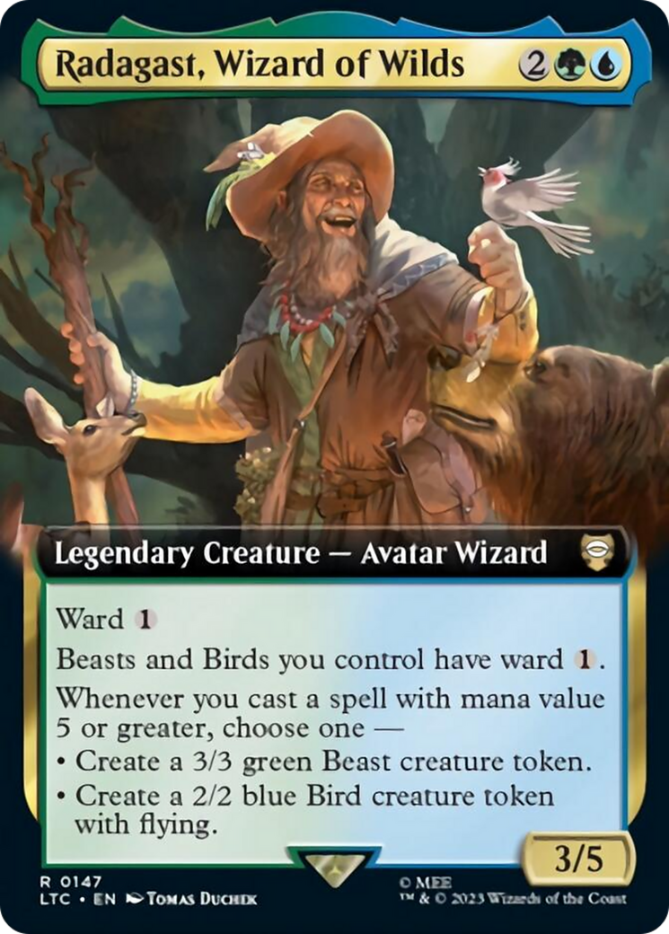 Radagast, Wizard of Wilds (Extended Art) [The Lord of the Rings: Tales of Middle-Earth Commander] | Gear Gaming Fayetteville