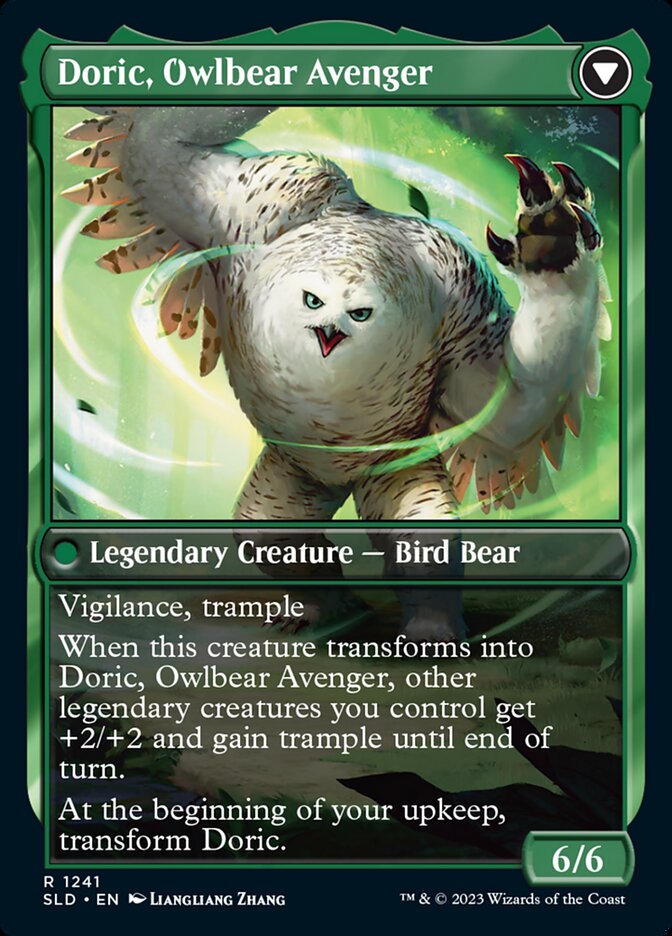 Doric, Nature's Warden // Doric, Owlbear Avenger [Secret Lair Drop Series] | Gear Gaming Fayetteville