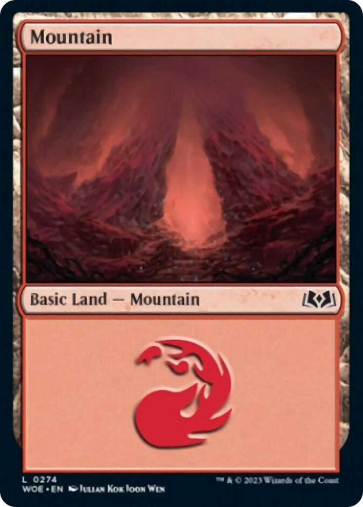 Mountain (0274) [Wilds of Eldraine] | Gear Gaming Fayetteville