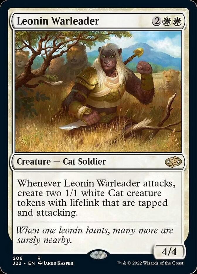 Leonin Warleader [Jumpstart 2022] | Gear Gaming Fayetteville
