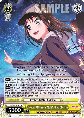 "Once a Millennium Night" Misaki Okusawa - [BanG Dream! Girls Band Party! 5th Anniversary] | Gear Gaming Fayetteville