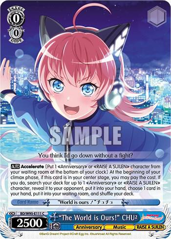 "The World is Ours!" CHU² - [BanG Dream! Girls Band Party! 5th Anniversary] | Gear Gaming Fayetteville