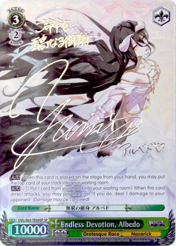 Endless Devotion, Albedo (SP) (Silver Signature) - [Nazarick: Tomb of the Undead] | Gear Gaming Fayetteville