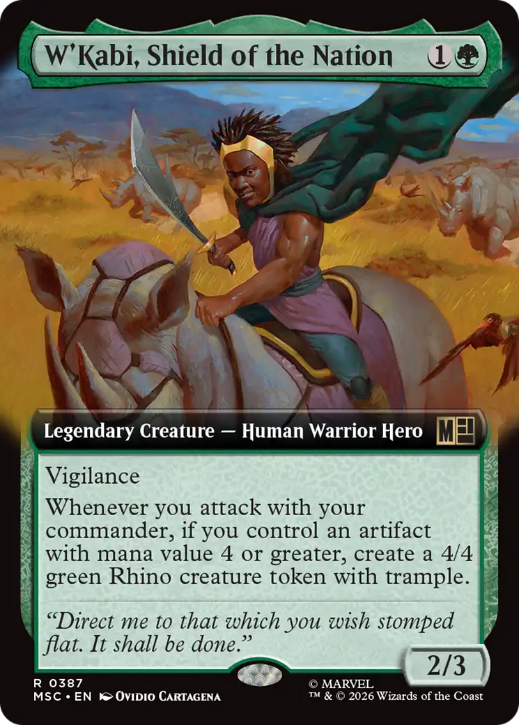 W'Kabi, Shield of the Nation (Extended Art) [Marvel Super Heroes Commander] | Gear Gaming Fayetteville
