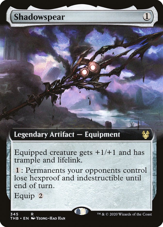 Shadowspear (Extended Art) [Theros Beyond Death] | Gear Gaming Fayetteville