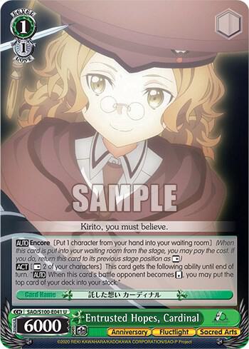 Entrusted Hopes, Cardinal - [Sword Art Online Animation 10th Anniversary] | Gear Gaming Fayetteville