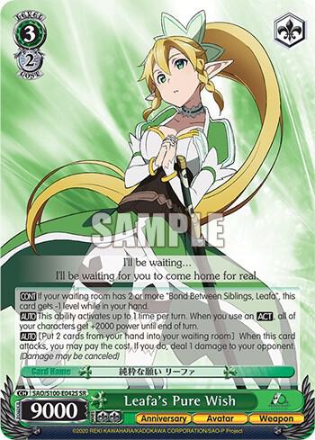 Leafa's Pure Wish (SR) - [Sword Art Online Animation 10th Anniversary] | Gear Gaming Fayetteville