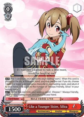 Like a Younger Sister, Silica (SR) - [Sword Art Online Animation 10th Anniversary] | Gear Gaming Fayetteville
