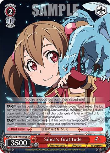 Silica's Gratitude (SR) - [Sword Art Online Animation 10th Anniversary] | Gear Gaming Fayetteville