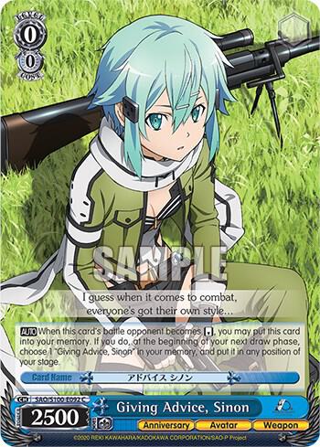 Giving Advice, Sinon - [Sword Art Online Animation 10th Anniversary] | Gear Gaming Fayetteville