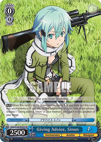 Giving Advice, Sinon (SR) - [Sword Art Online Animation 10th Anniversary] | Gear Gaming Fayetteville