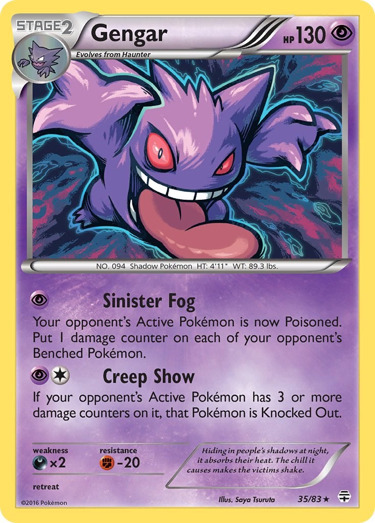 Gengar (35/83) (Cosmos Holo) [XY: Generations] | Gear Gaming Fayetteville