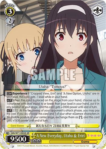 A New Everyday, Utaha & Eriri (SR) - [Saekano How to Raise a Boring Girlfriend. flat] | Gear Gaming Fayetteville