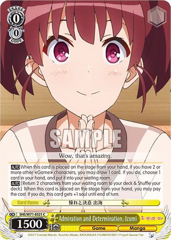 Admiration and Determination, Izumi - [Saekano How to Raise a Boring Girlfriend. flat] | Gear Gaming Fayetteville
