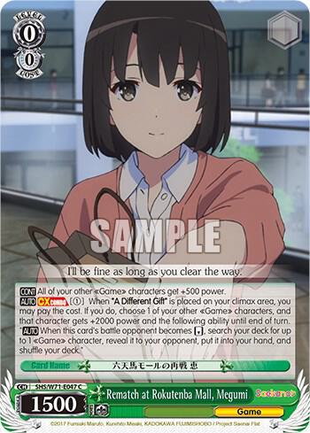 Rematch at Rokutenba Mall, Megumi - [Saekano How to Raise a Boring Girlfriend. flat] | Gear Gaming Fayetteville