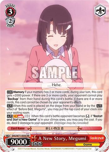 A New Story, Megumi - [Saekano How to Raise a Boring Girlfriend. flat] | Gear Gaming Fayetteville