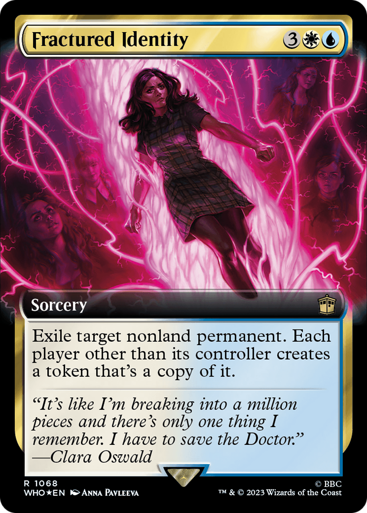 Fractured Identity (Extended Art) (Surge Foil) [Doctor Who] | Gear Gaming Fayetteville