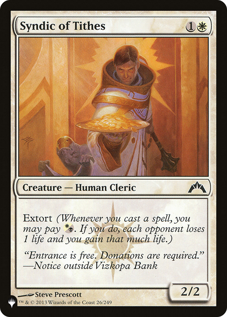 Syndic of Tithes [The List] | Gear Gaming Fayetteville