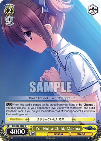 I'm Not a Child, Makina - [The Fruit of Grisaia] | Gear Gaming Fayetteville