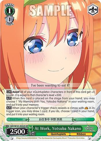 At Work, Yotsuba Nakano (SR) - [The Quintessential Quintuplets Movie] | Gear Gaming Fayetteville