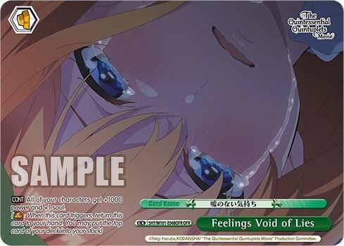 Feelings Void of Lies (OFR) - [The Quintessential Quintuplets Movie] | Gear Gaming Fayetteville