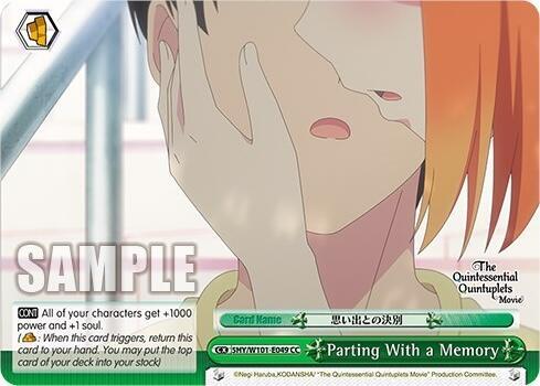 Parting With a Memory - [The Quintessential Quintuplets Movie] | Gear Gaming Fayetteville