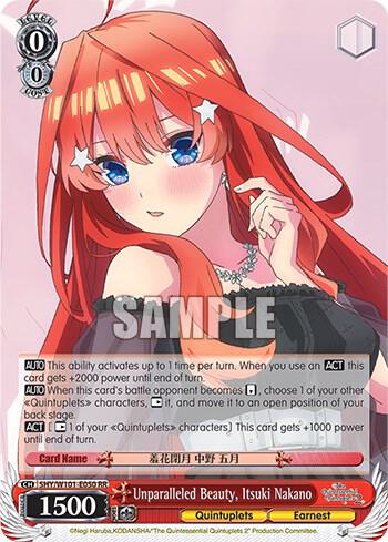 Unparalleled Beauty, Itsuki Nakano - [The Quintessential Quintuplets Movie] | Gear Gaming Fayetteville
