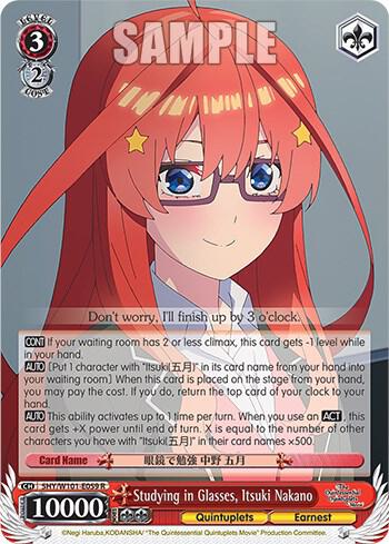 Studying in Glasses, Itsuki Nakano - [The Quintessential Quintuplets Movie] | Gear Gaming Fayetteville