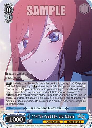 A Self She Could Like, Miku Nakano - [The Quintessential Quintuplets Movie] | Gear Gaming Fayetteville