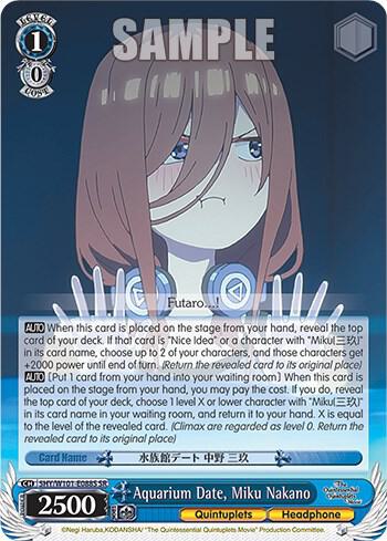 Aquarium Date, Miku Nakano (SR) - [The Quintessential Quintuplets Movie] | Gear Gaming Fayetteville