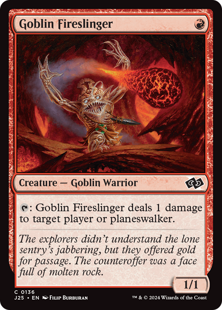 Goblin Fireslinger [Foundations Jumpstart] | Gear Gaming Fayetteville