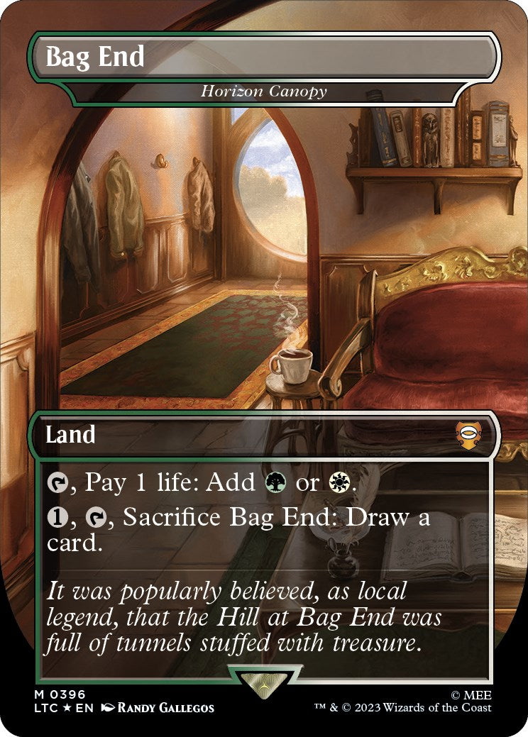 Bag End - Horizon Canopy (Surge Foil Realms and Relics) [The Lord of the Rings: Tales of Middle-Earth Commander] | Gear Gaming Fayetteville