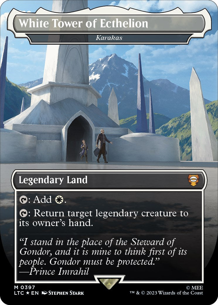 White Tower of Ecthelion - Karakas (Surge Foil Realms and Relics) [The Lord of the Rings: Tales of Middle-Earth Commander] | Gear Gaming Fayetteville