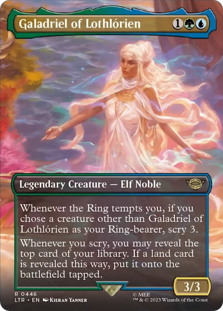 Galadriel of Lothlorien (Borderless Alternate Art) [The Lord of the Rings: Tales of Middle-Earth] | Gear Gaming Fayetteville