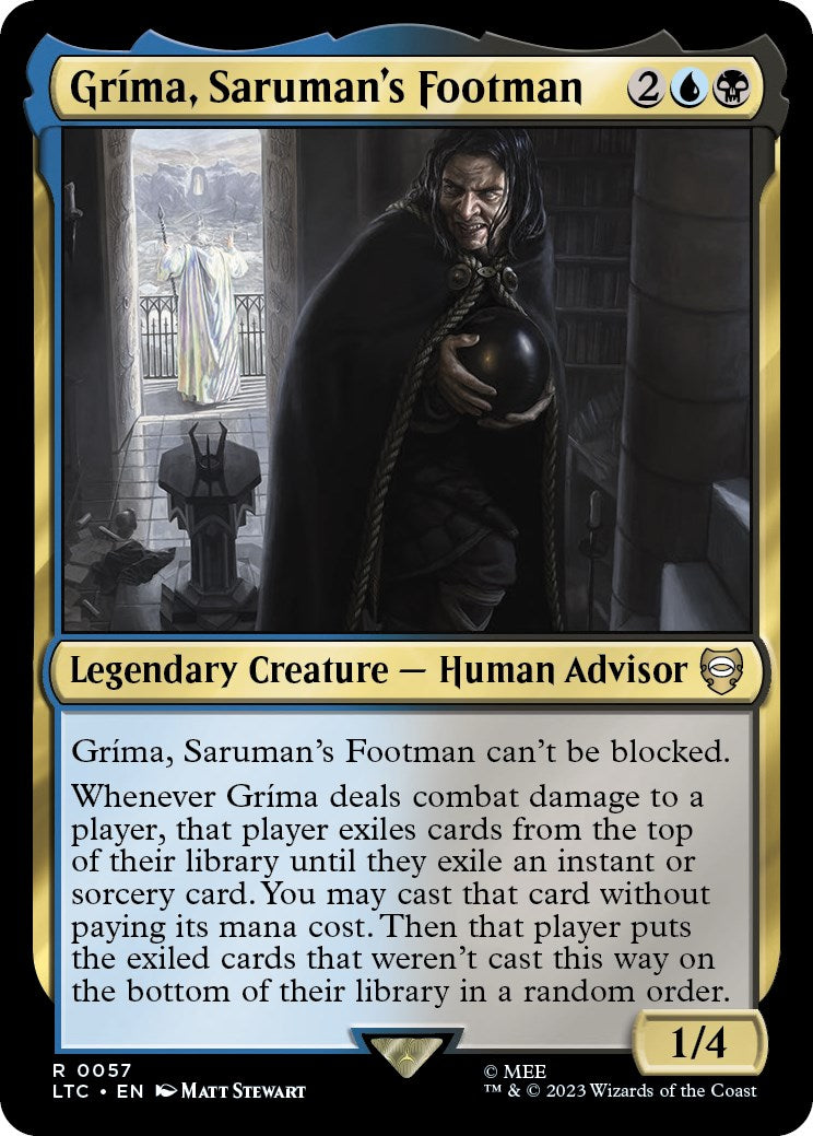 Grima, Saruman's Footman [The Lord of the Rings: Tales of Middle-Earth Commander] | Gear Gaming Fayetteville