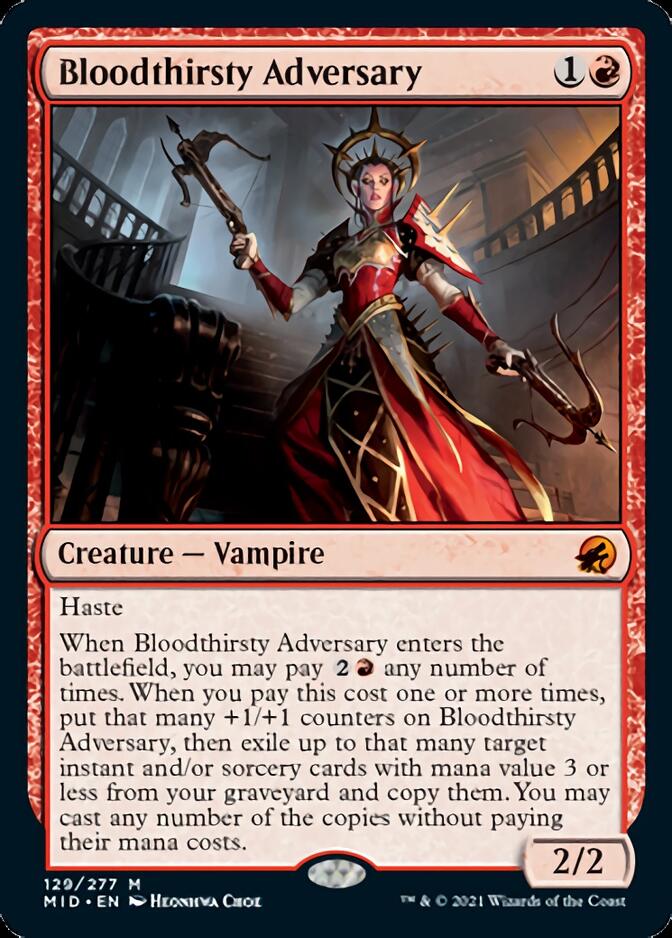Bloodthirsty Adversary [Innistrad: Midnight Hunt] | Gear Gaming Fayetteville
