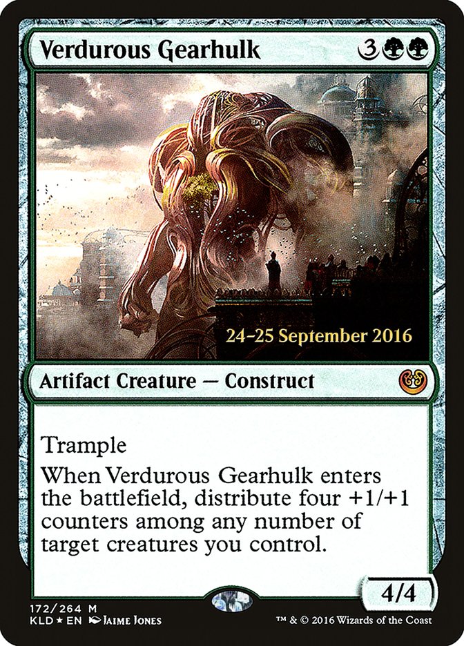 Verdurous Gearhulk [Kaladesh Prerelease Promos] | Gear Gaming Fayetteville