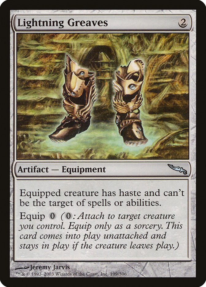 Lightning Greaves [Mirrodin] | Gear Gaming Fayetteville