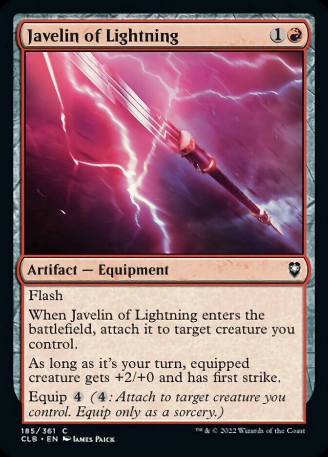 Javelin of Lightning [Commander Legends: Battle for Baldur's Gate] | Gear Gaming Fayetteville