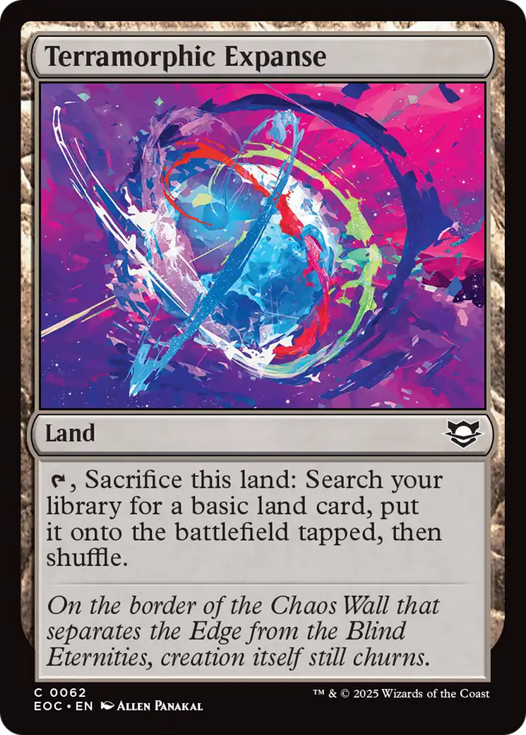 Terramorphic Expanse [Edge of Eternities Commander] | Gear Gaming Fayetteville