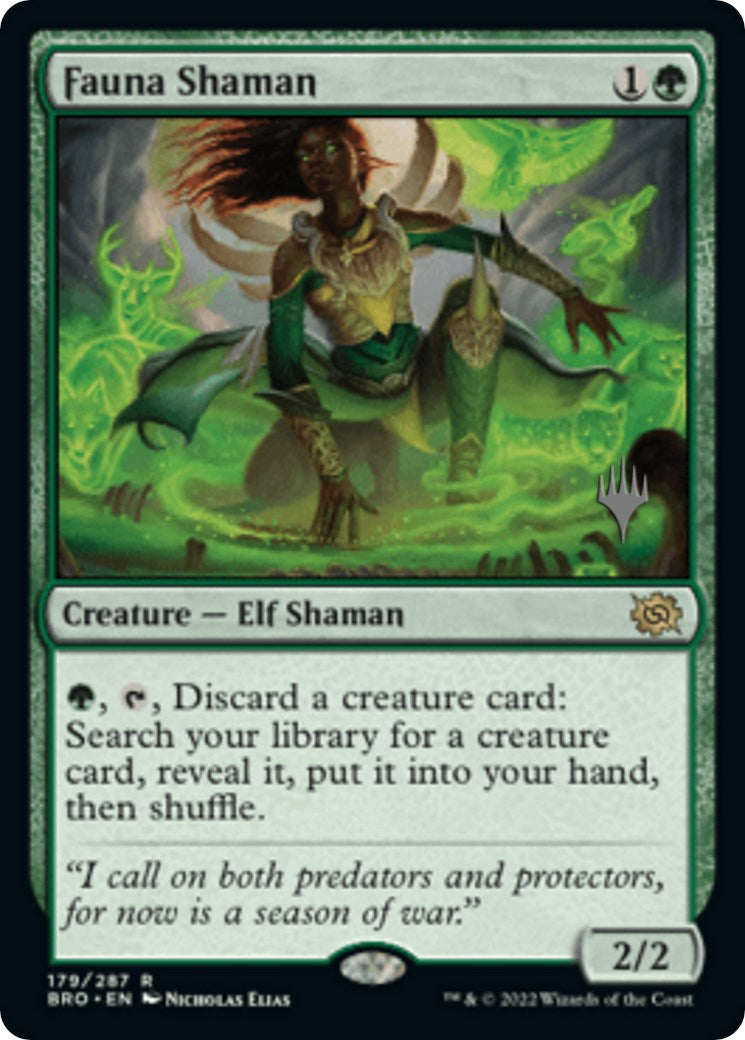 Fauna Shaman (Promo Pack) [The Brothers' War Promos] | Gear Gaming Fayetteville