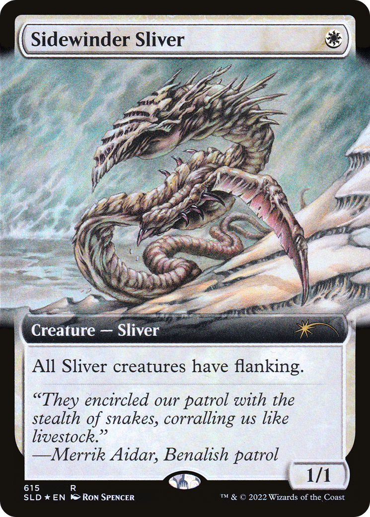 Sidewinder Sliver (Extended Art) [Secret Lair Drop Promos] | Gear Gaming Fayetteville